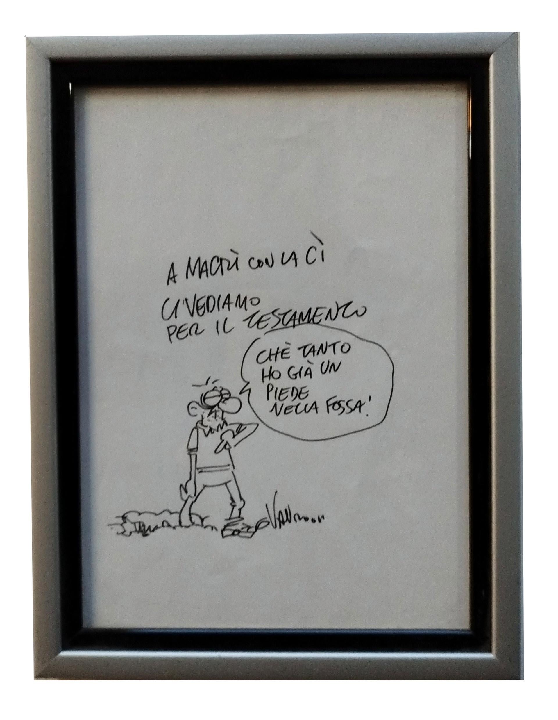 CAROTTES POLITIQUES - Vignette de Vauro Senesi, Italie 1970 en vente 1