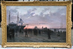 Pont-tourné à Saint-François, Le Havre - Henri Louis Scott - French