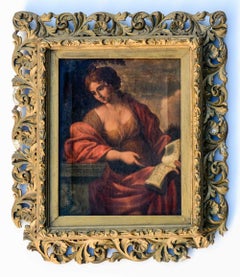 Old master painting after The Cumaean Sibyl by Giovanni Francesco Romanelli