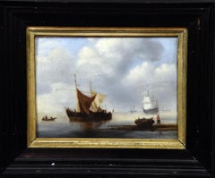 Dutch Marine Oil Painting by William Van de Velde II