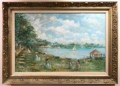 Figurative Landscape Oil Painting by Elizabeth Van Court
