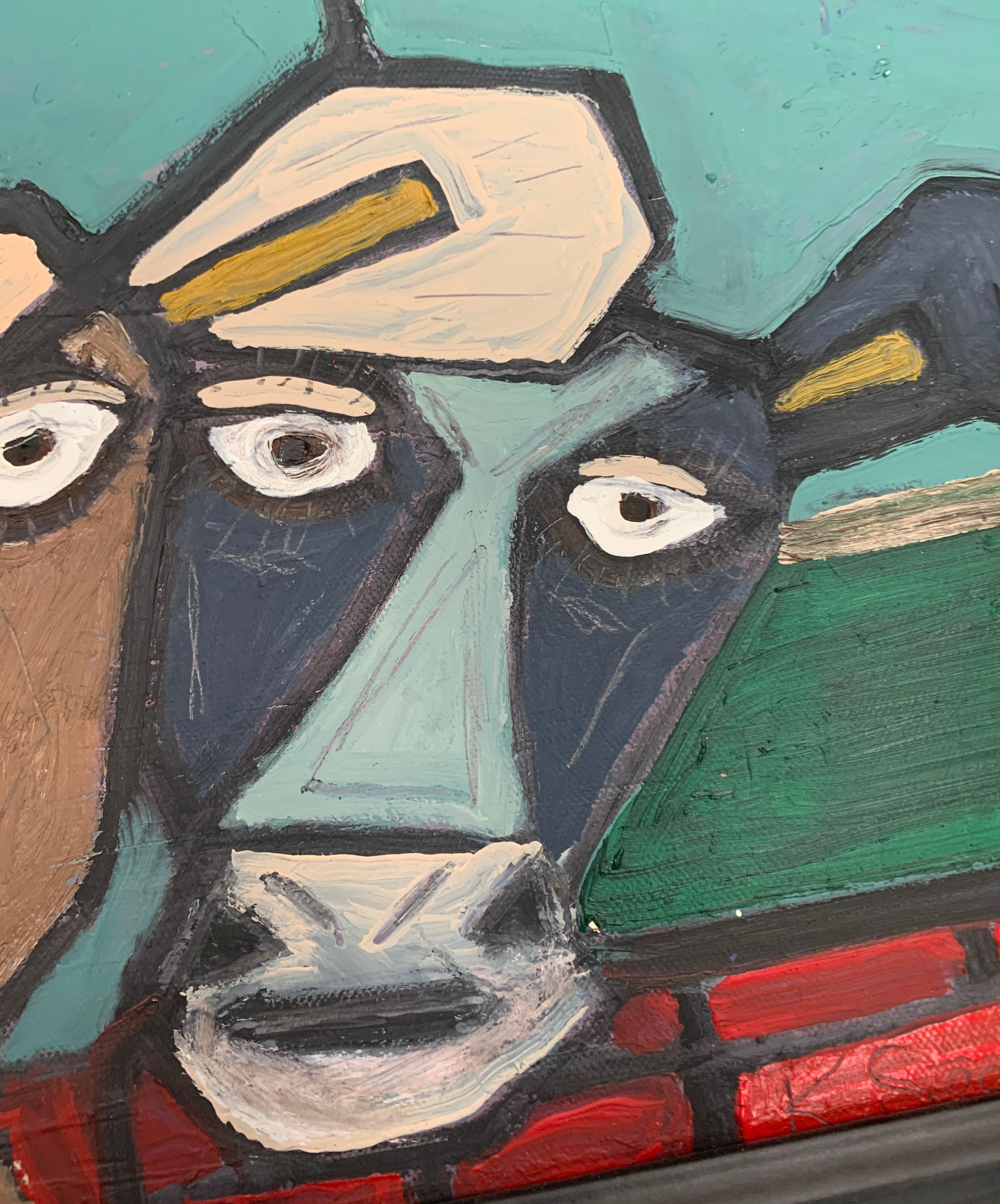 Abstract Cows by American Artist Kevin Steele For Sale 2