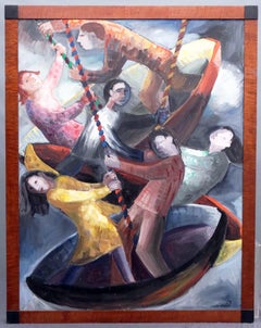 Figural Oil Painting by the Late Helen Stern