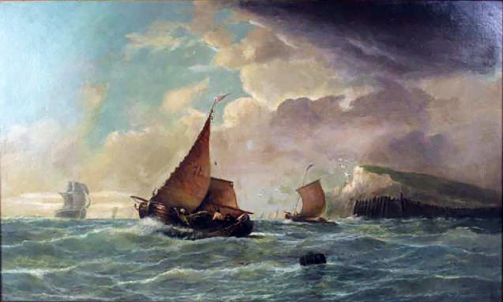 dutch ship painting