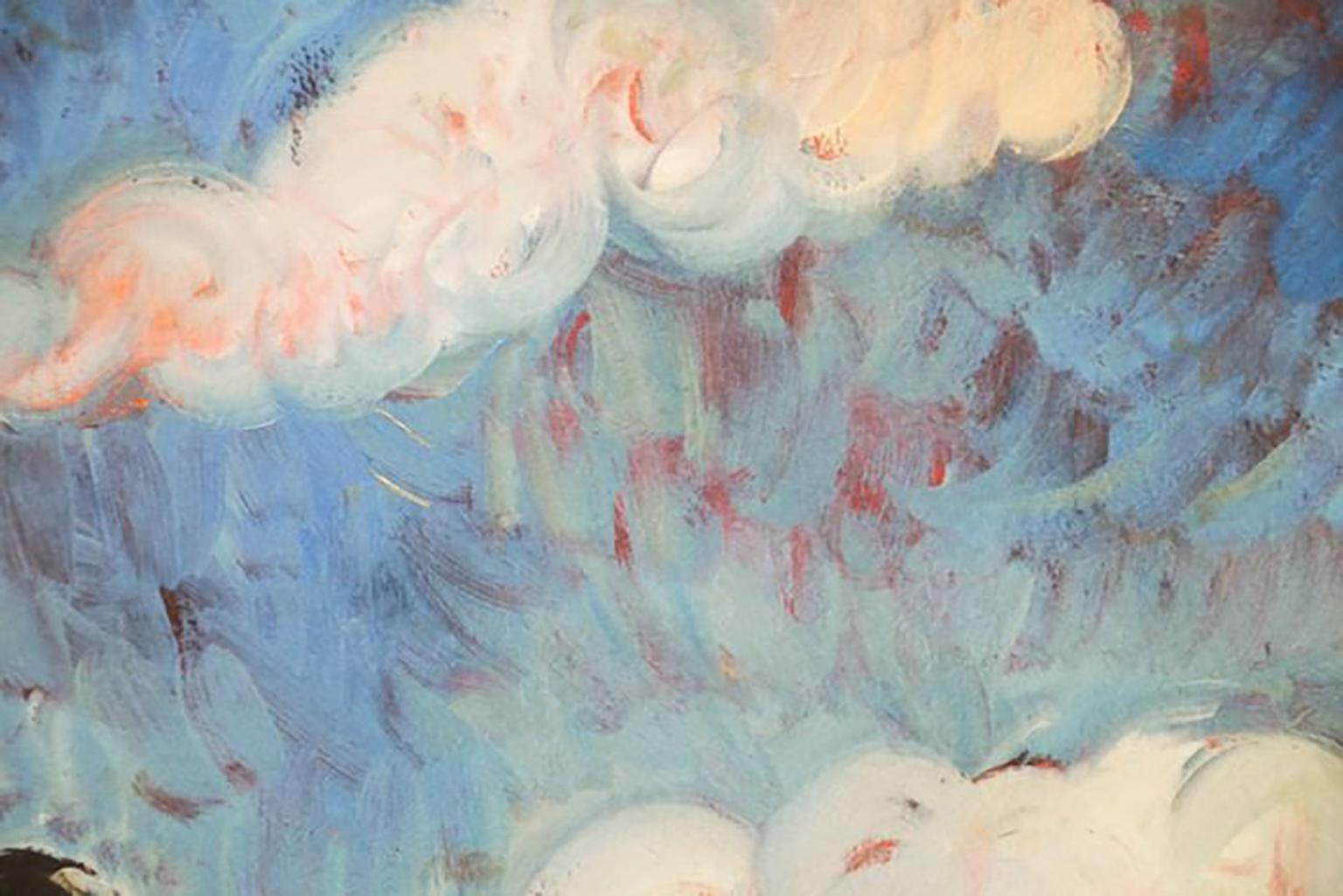 Fantastisches Original-Postimpressionismus-Ölgemälde von Marc Mindeli 2