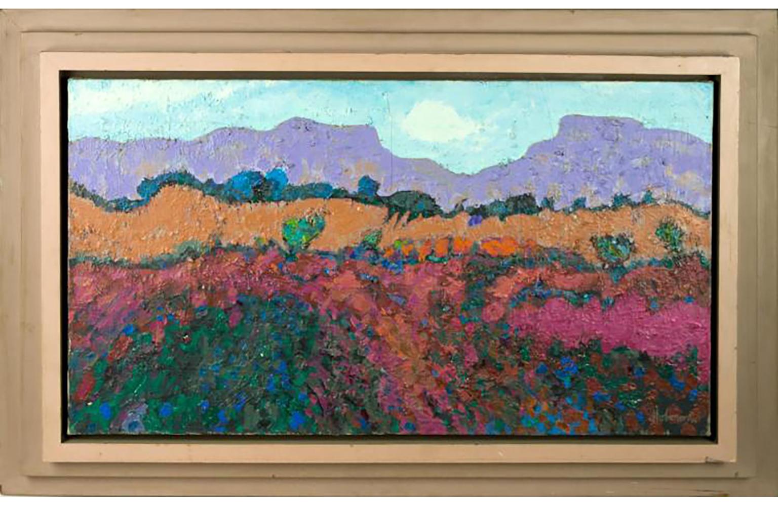 Charles Holman 20th Century; Two oil paintings on canvas; Dated 1979; Signature on lower right; Sight Area Approximate Measurement: Larger: 14.5