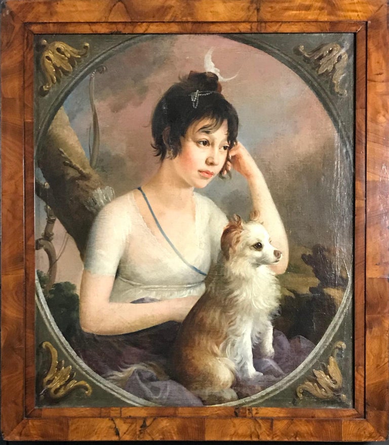 Studio of Sir Thomas Lawrence - Pair of Early 19th Century Portrait Oil