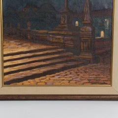 Villagescape Oil Painting by Joaquín Endara Ruiz "Quito Ecuador"