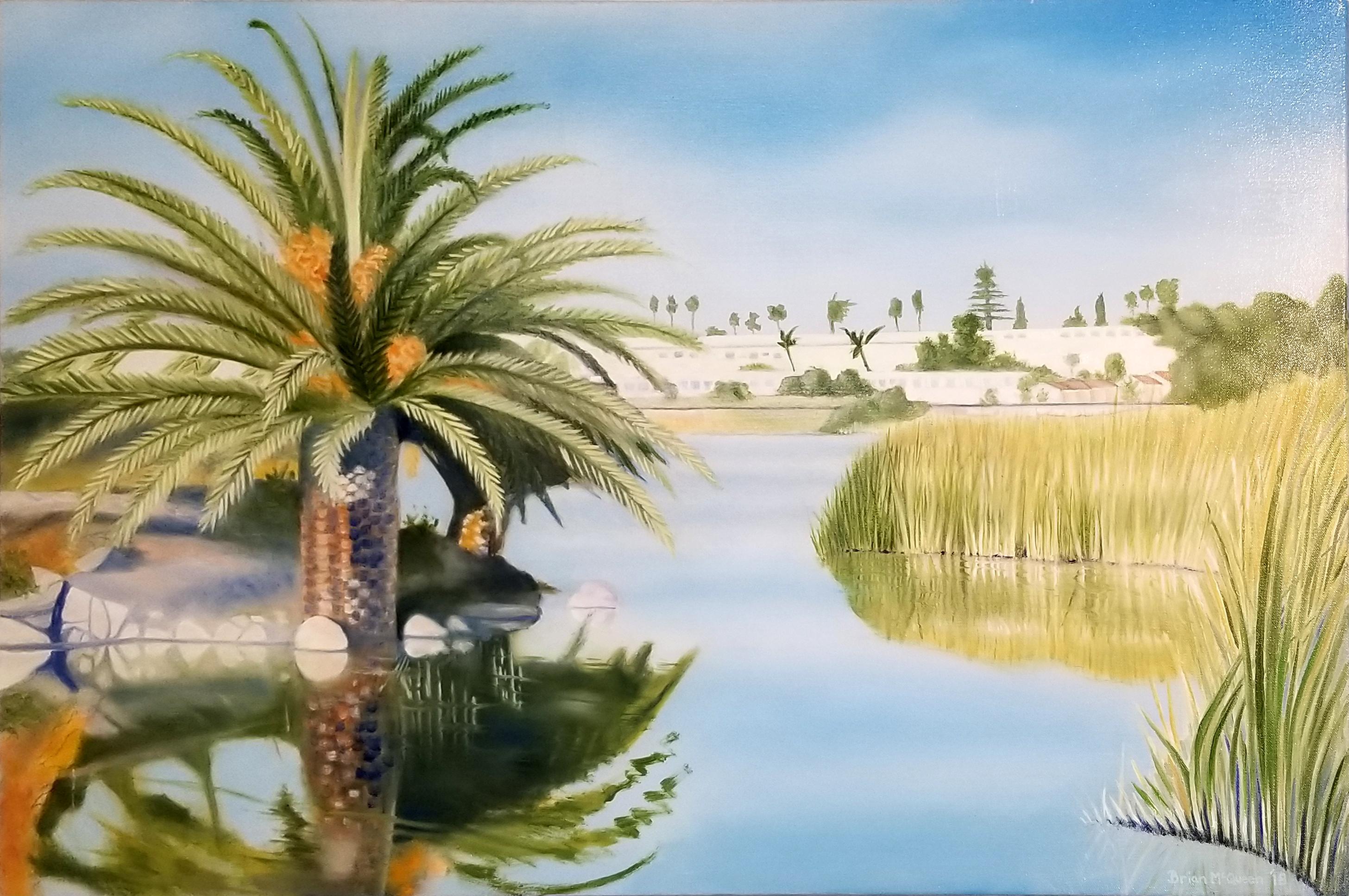 Brian McQueen Landscape Painting - Buena Vista Lagoon