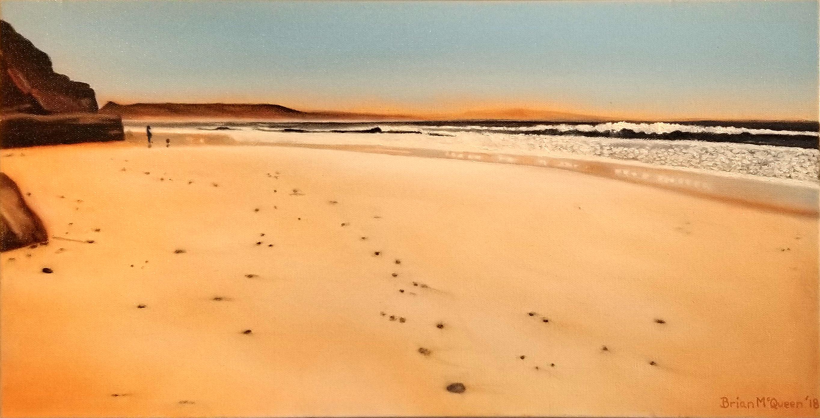 Brian McQueen Landscape Painting - Early Morning Walk