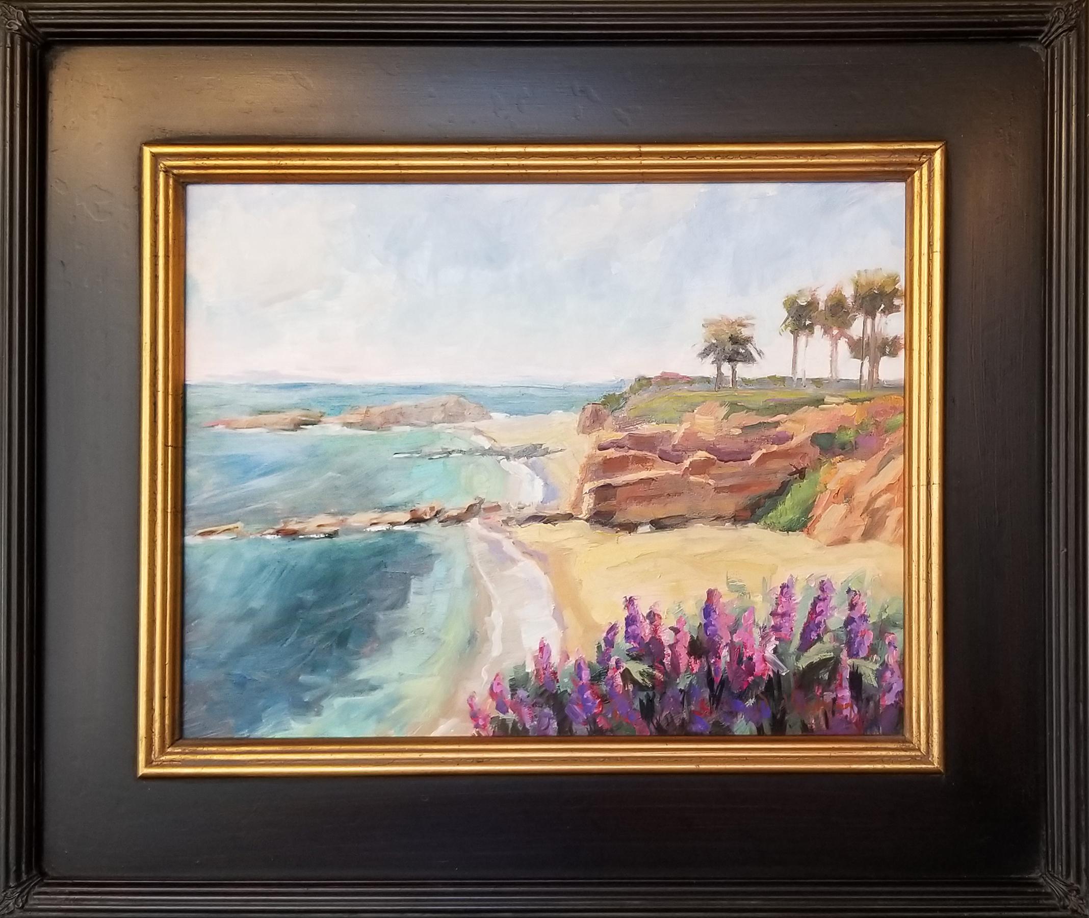 Deborah Newman Landscape Painting - Beach View