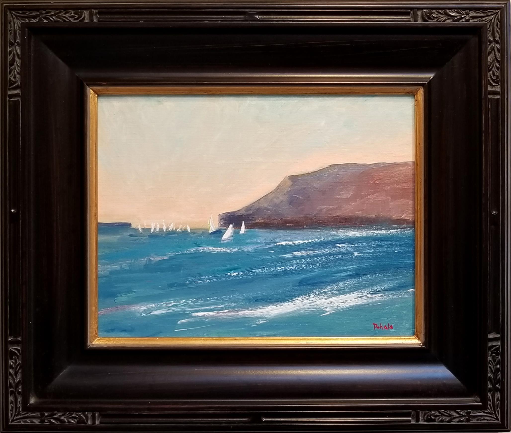Joyce Pekala Landscape Painting - Sail Away