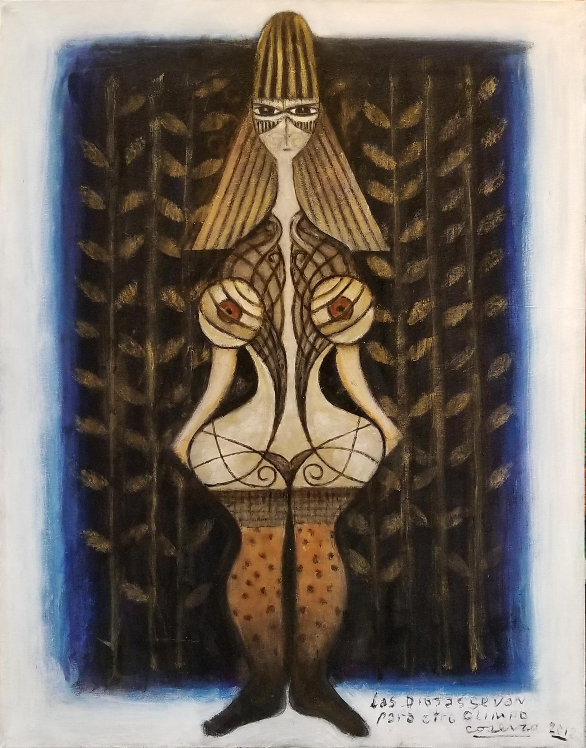 Jose Cosenza Abstract Painting - Female Form #3