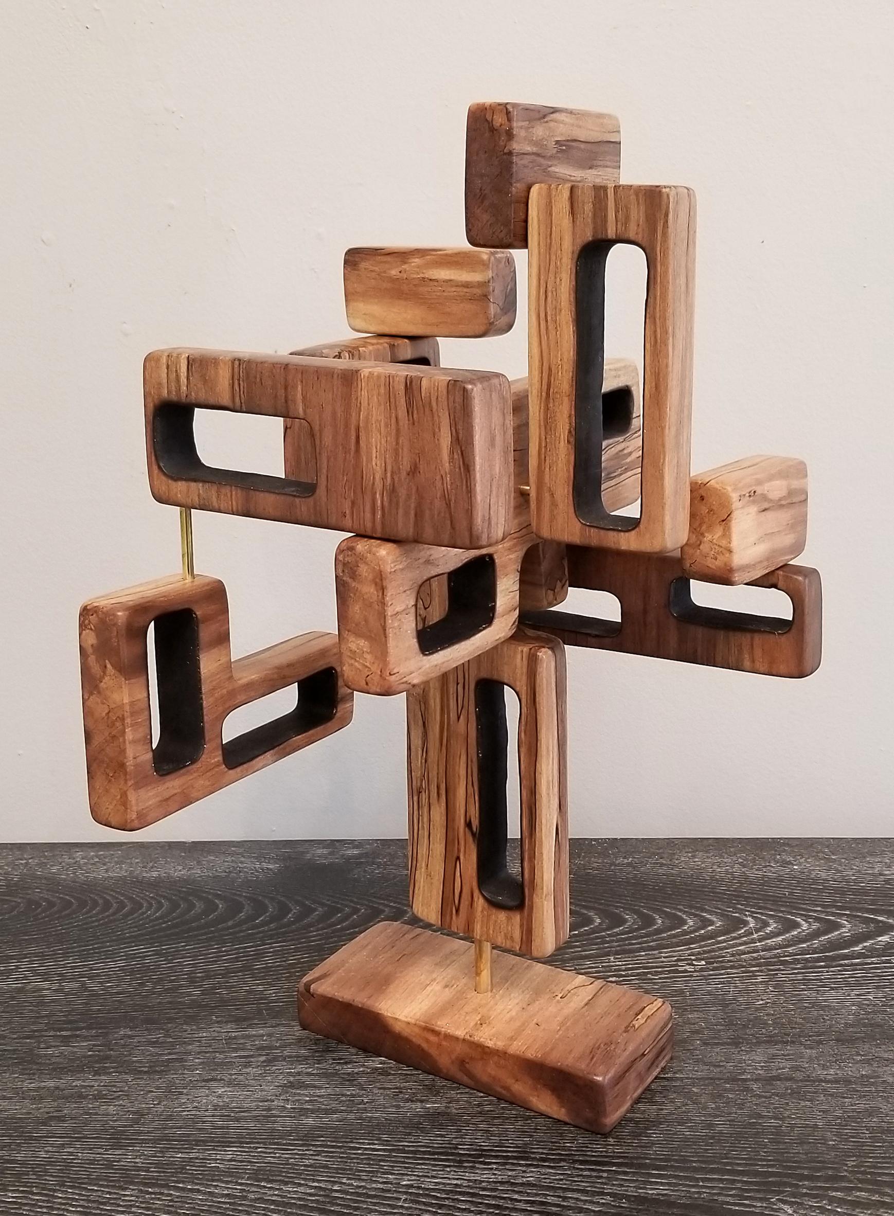 Expression In Wood #15 - Mixed Media Art by Kelsey Green