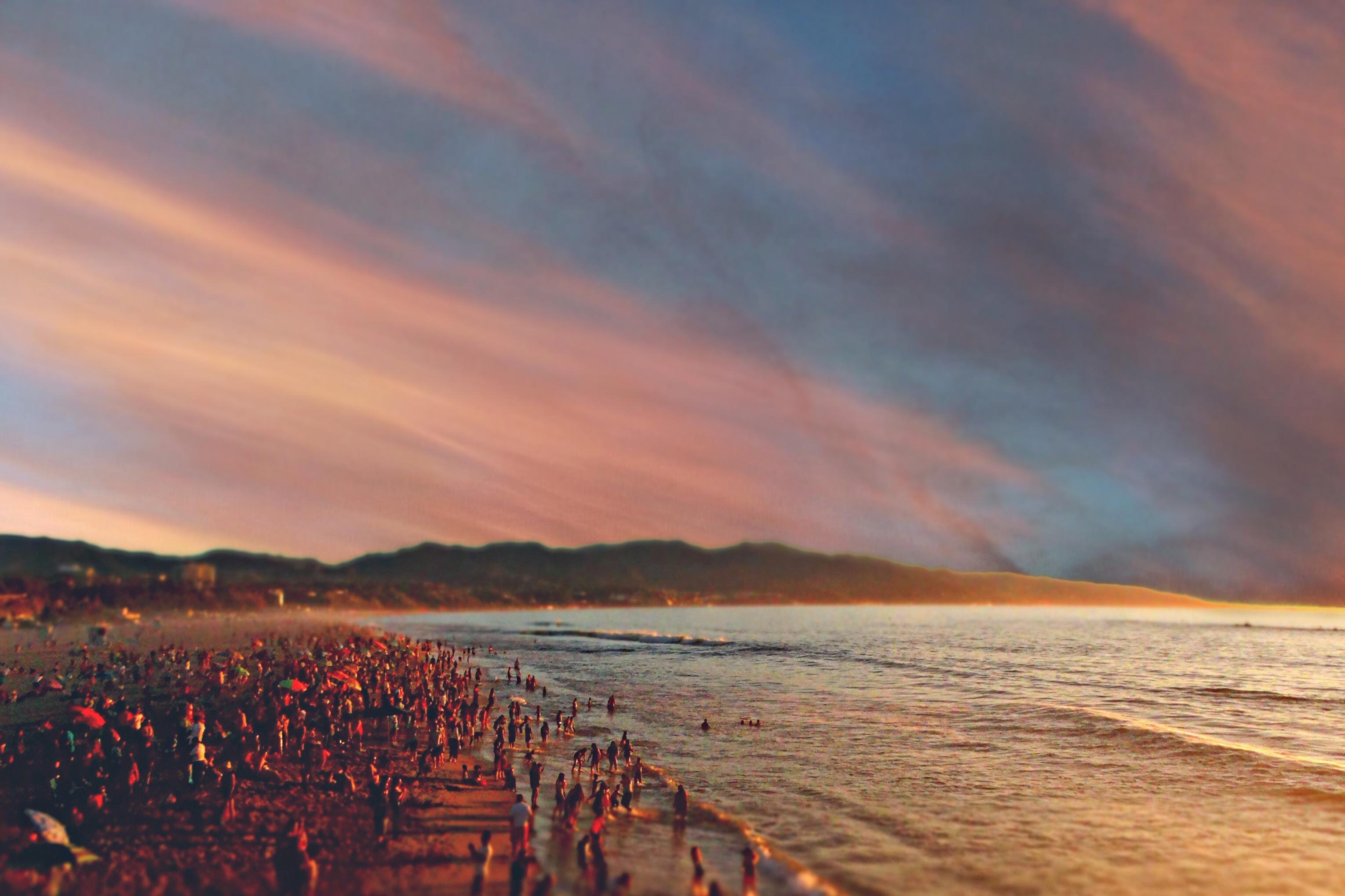 Steven L. Pollard Color Photograph - Santa Monica Sunset