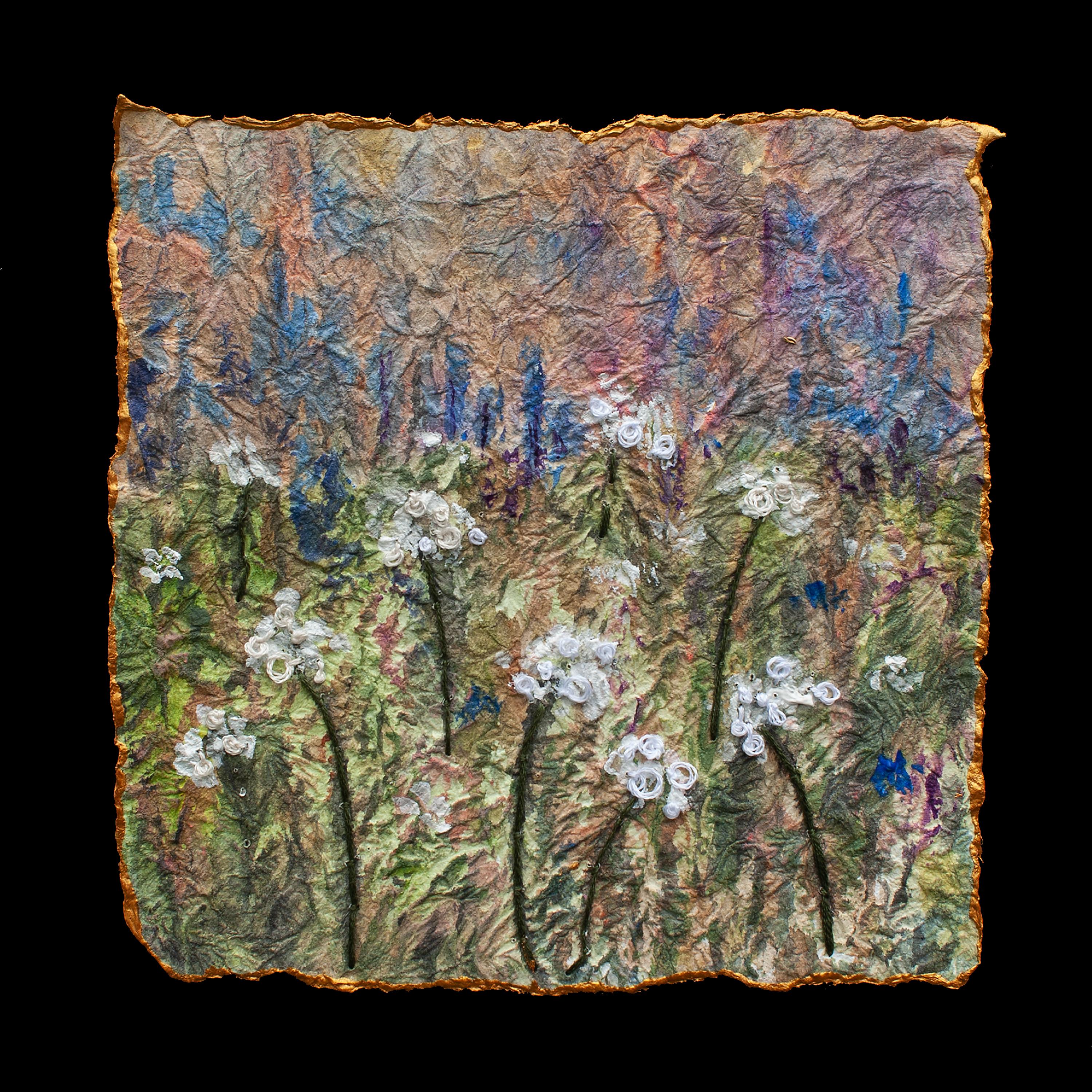 Queen Anne's Lace - Mixed Media Art by Mary Beth Schwartzenberger
