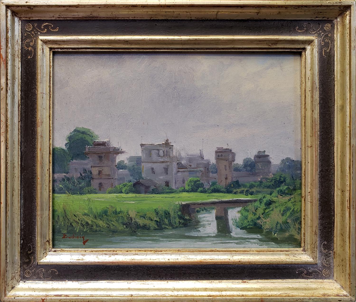 John Budicin Landscape Painting - Kaiping Village 