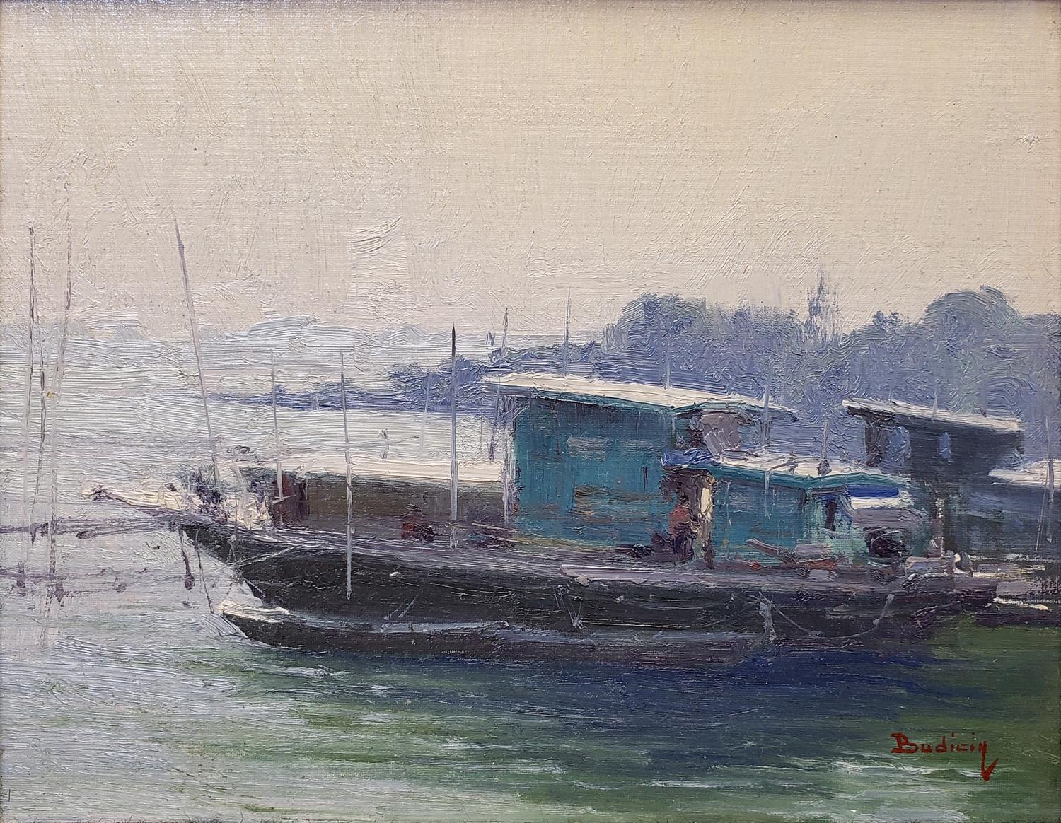 Life On The River - Painting by John Budicin