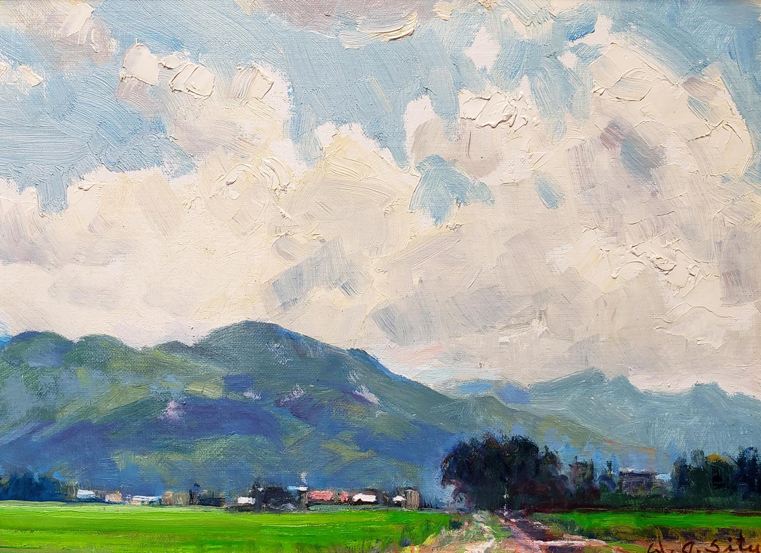 Nubes de verano - Painting de W. Jason Situ