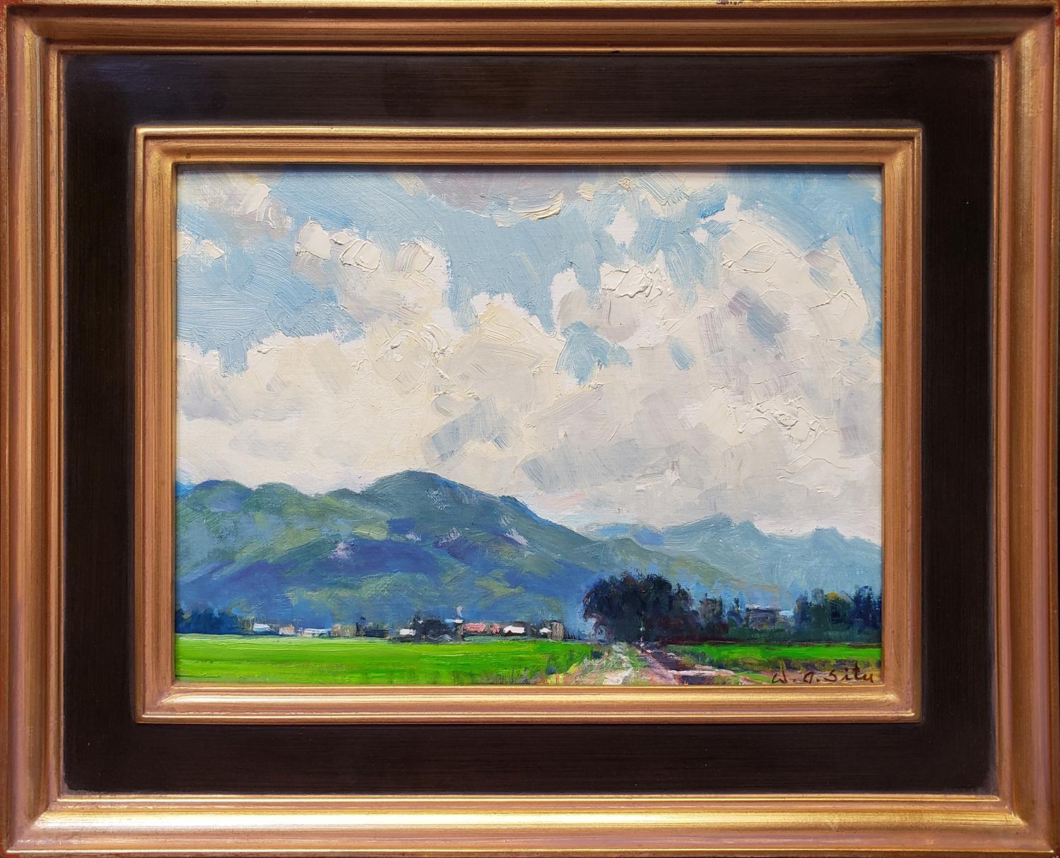 Landscape Painting de W. Jason Situ - Nubes de verano