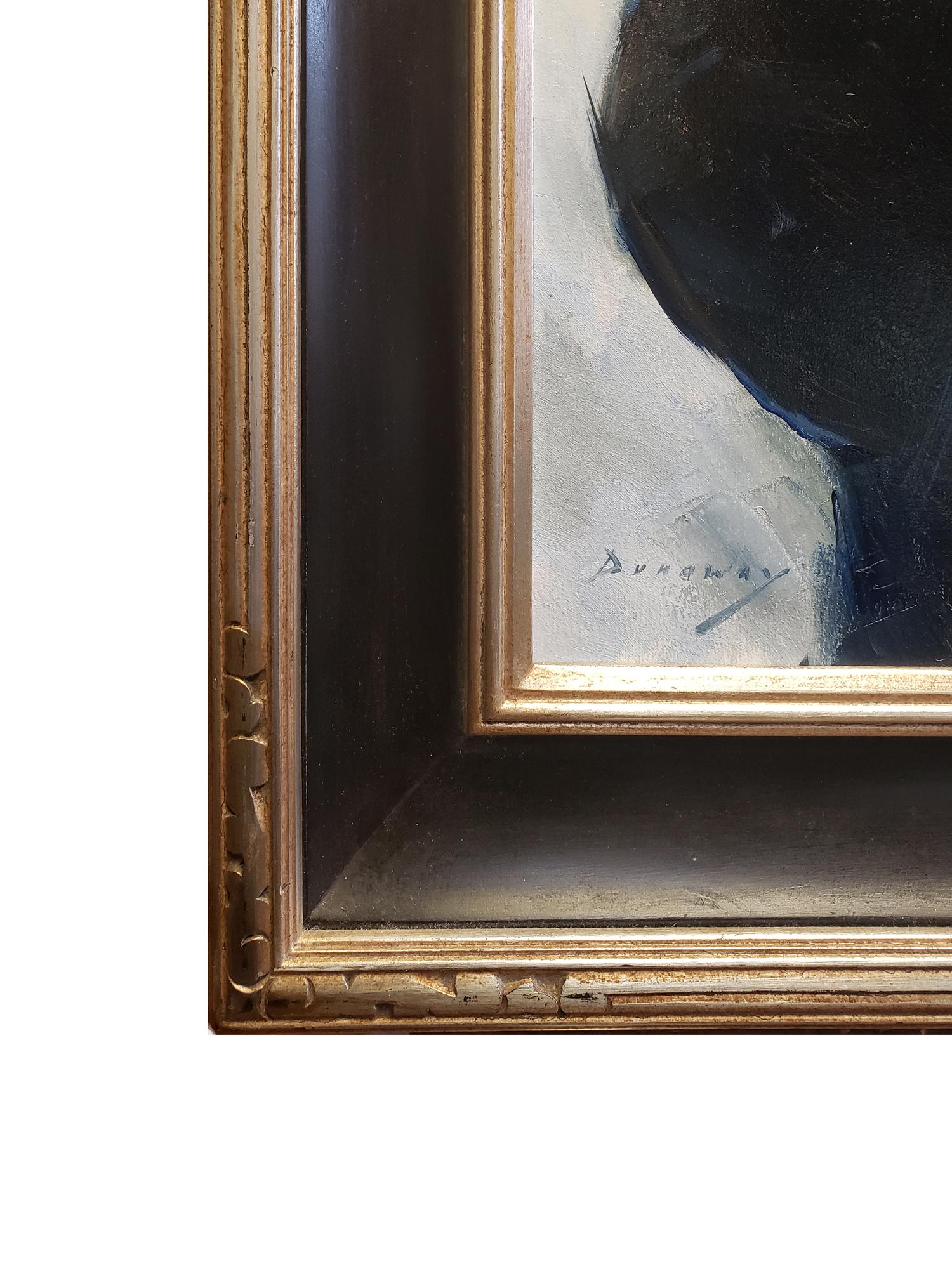 Winteruntergang (Realismus), Painting, von Michelle Dunaway