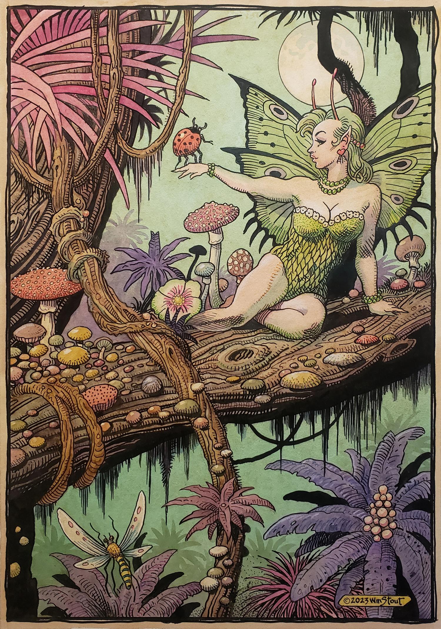 Tinker Bell - Art by William Stout