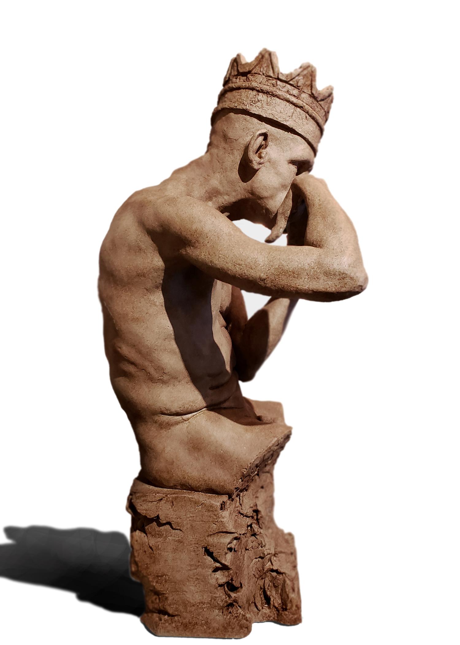Re della Corona Arrugginita - Sculpture Realismo di Eirik Arnesen