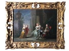 18th Century British Conversation Piece - Attributed to John Giles Eccardt