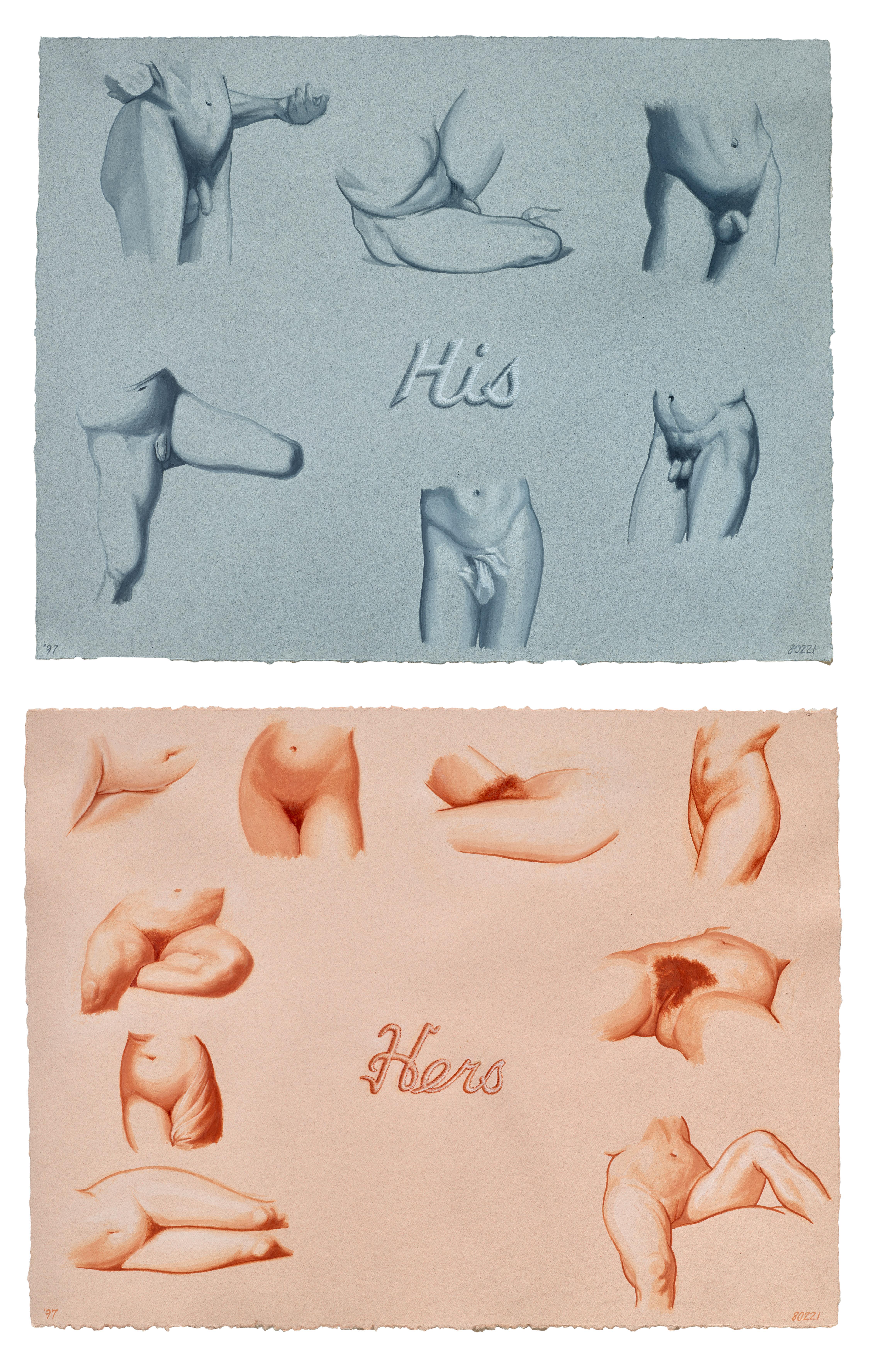 His / Hers - Art by Julie Bozzi