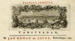 Title page - Ambonian Cabinet of Curiosities by Rumphius - Engraving - 18th c.