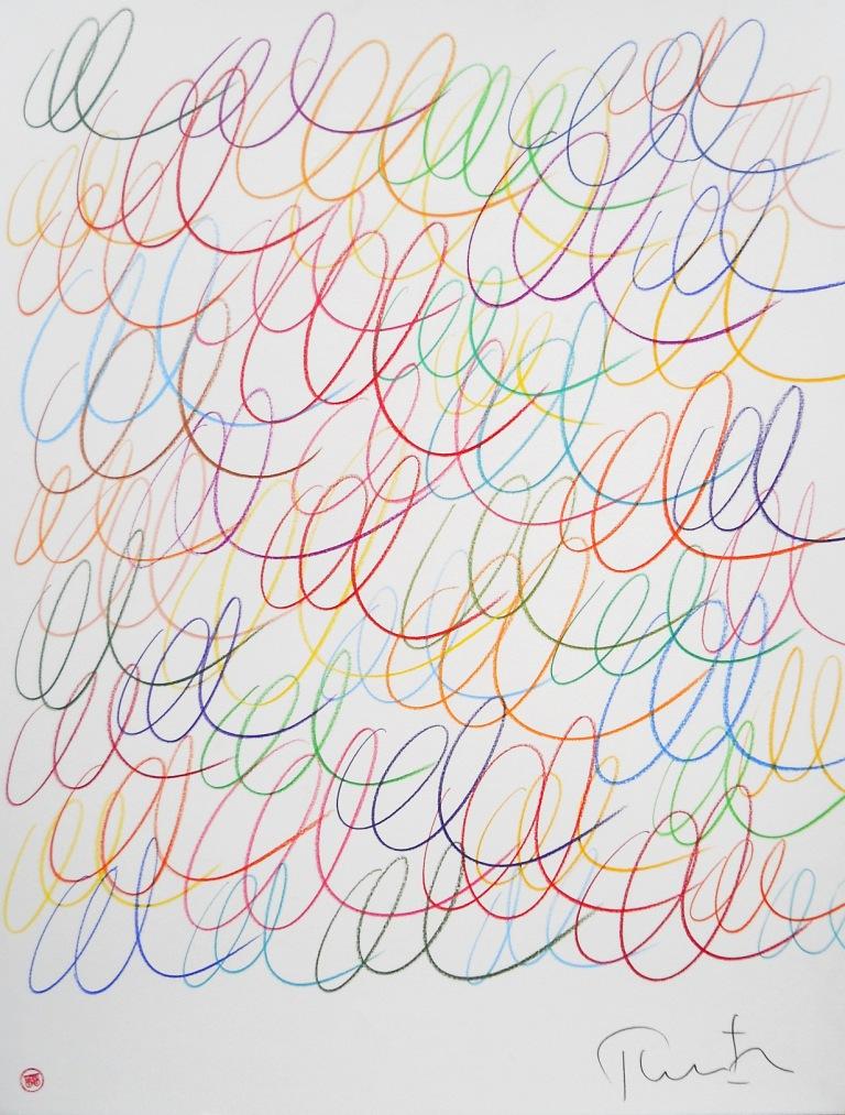 Alejandro Thornton Abstract Drawing – Erwähnungen des Künstlers