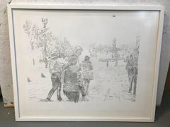 Abstrakt Zeichnungen und Aquarellmalerei