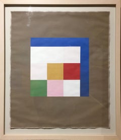 Khar (MULTICOLORED GOUACHE, SQUARED, GEOMETRIC ABSTRACTION)