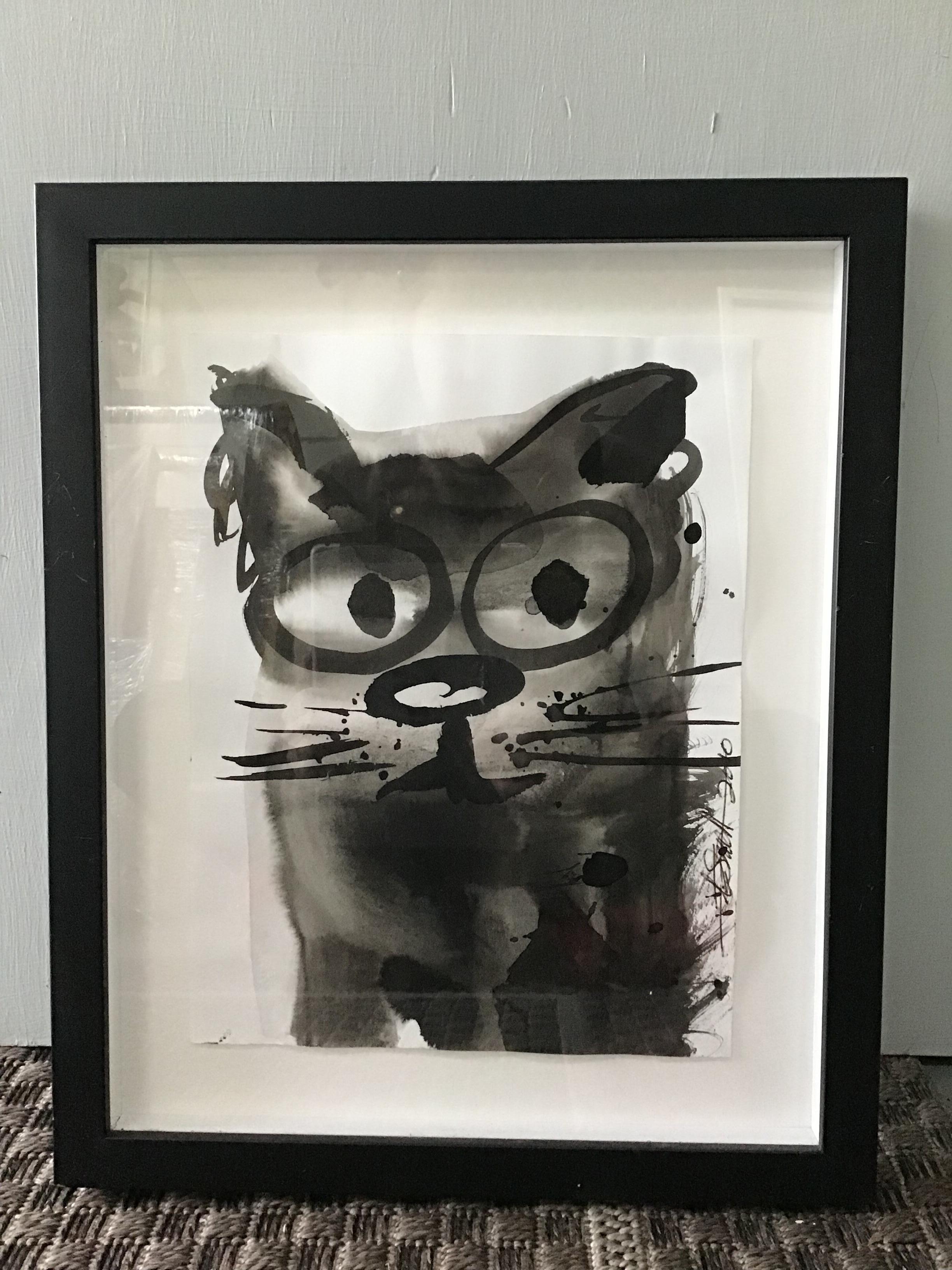 Tammi Smith Animal Art - bad cat
