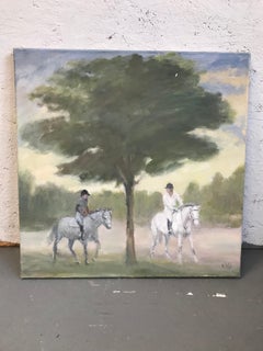 horses in the distance