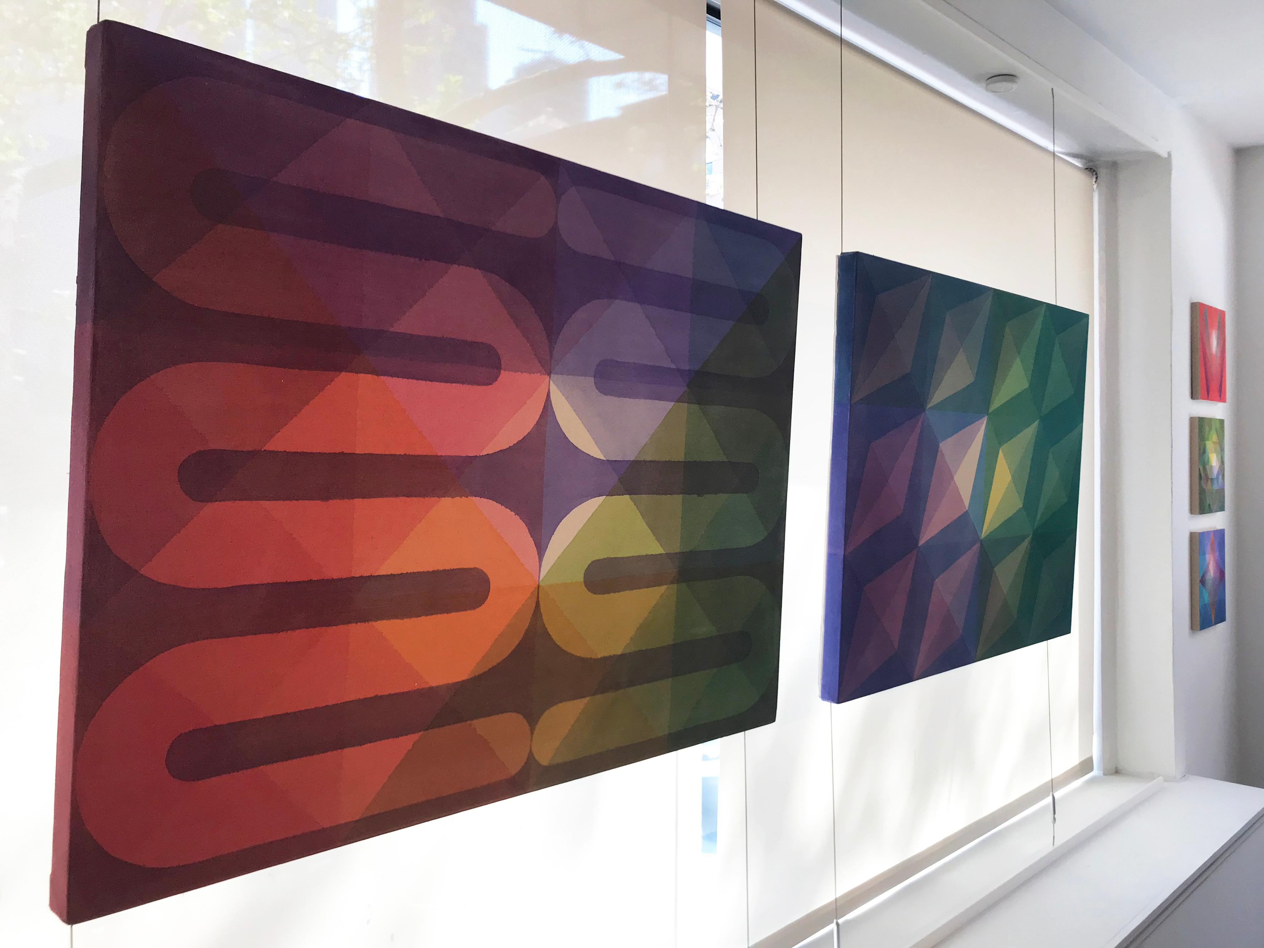Rainbow Serpents - Painting by Field Kallop