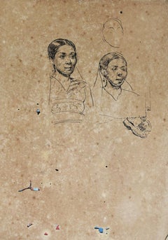 Antique Royal Academy Series-3, Pen & Ink on Paper, Modern Artist Atul Bose "In Stock"