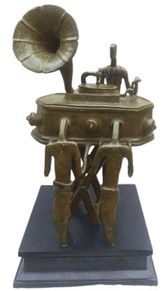 Bioscope, Bronze Sculpture, Figurative by Contemporary Artist “In Stock”