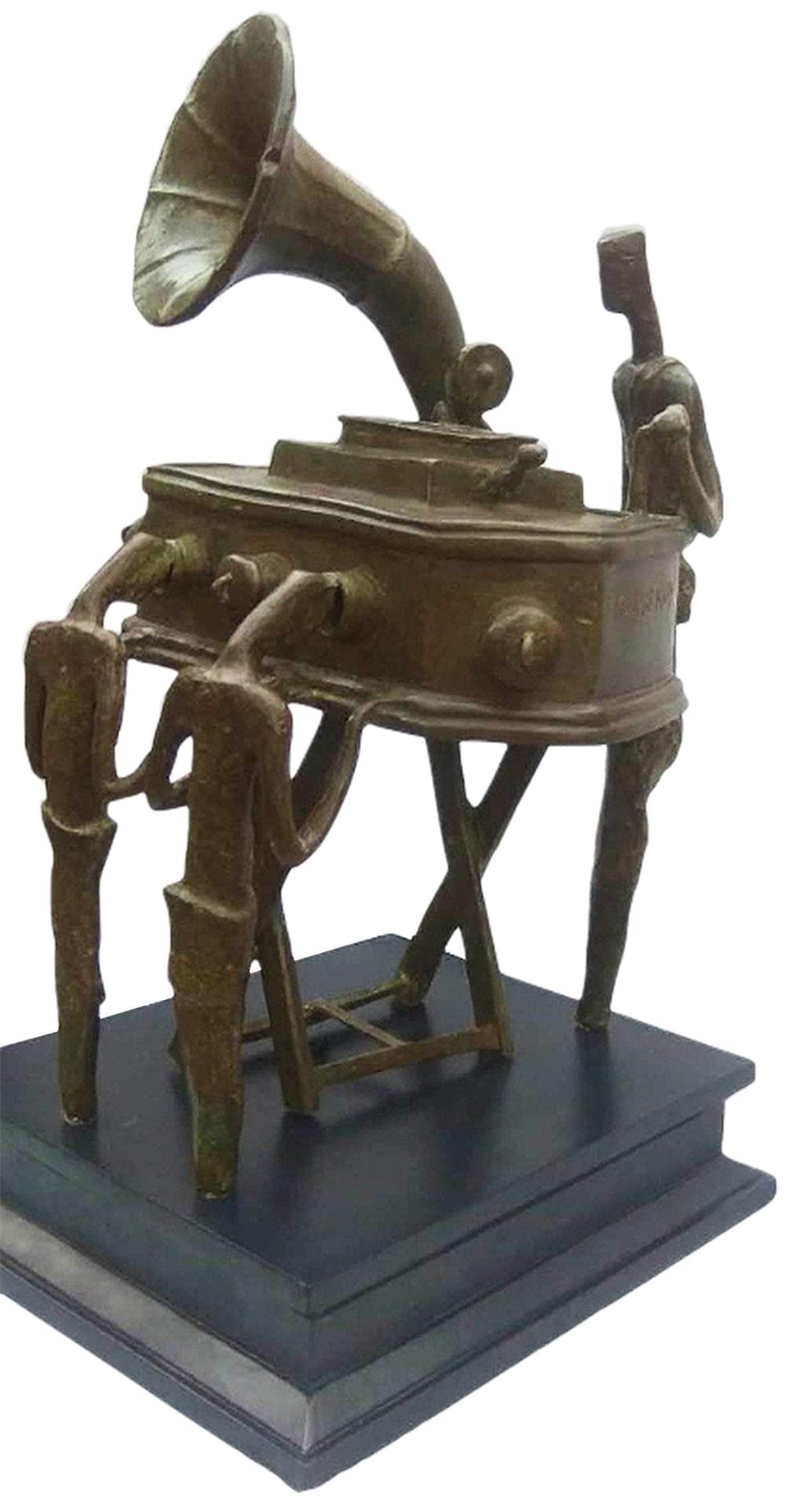 Bioscopio, Escultura de Bronce, Figurativa por Artista Contemporáneo 