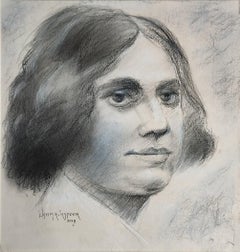 Untitled, Figurative, Mixed Media Paper, by Indian Artist Wasim Kapoor-In Stock