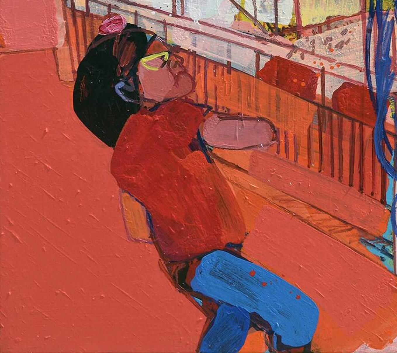Untitled, Figurative, Acrylic on Canvas by Contemporary Indian Artist 