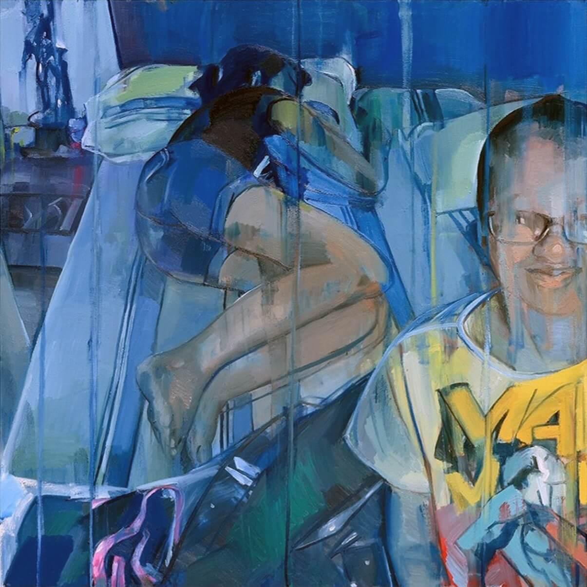 Untitled, Figurative, Acrylic on Canvas by Contemporary Indian Artist "In Stock"