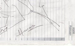 Horse, Ink on paper, M.F. Hussain Drawing, Padma Shri, Padma Bhushan awardee