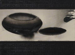 Vibración Clásica 2010, Naturaleza Muerta, Acrílico, Pigmento, Blanco y Negro "In Stock"