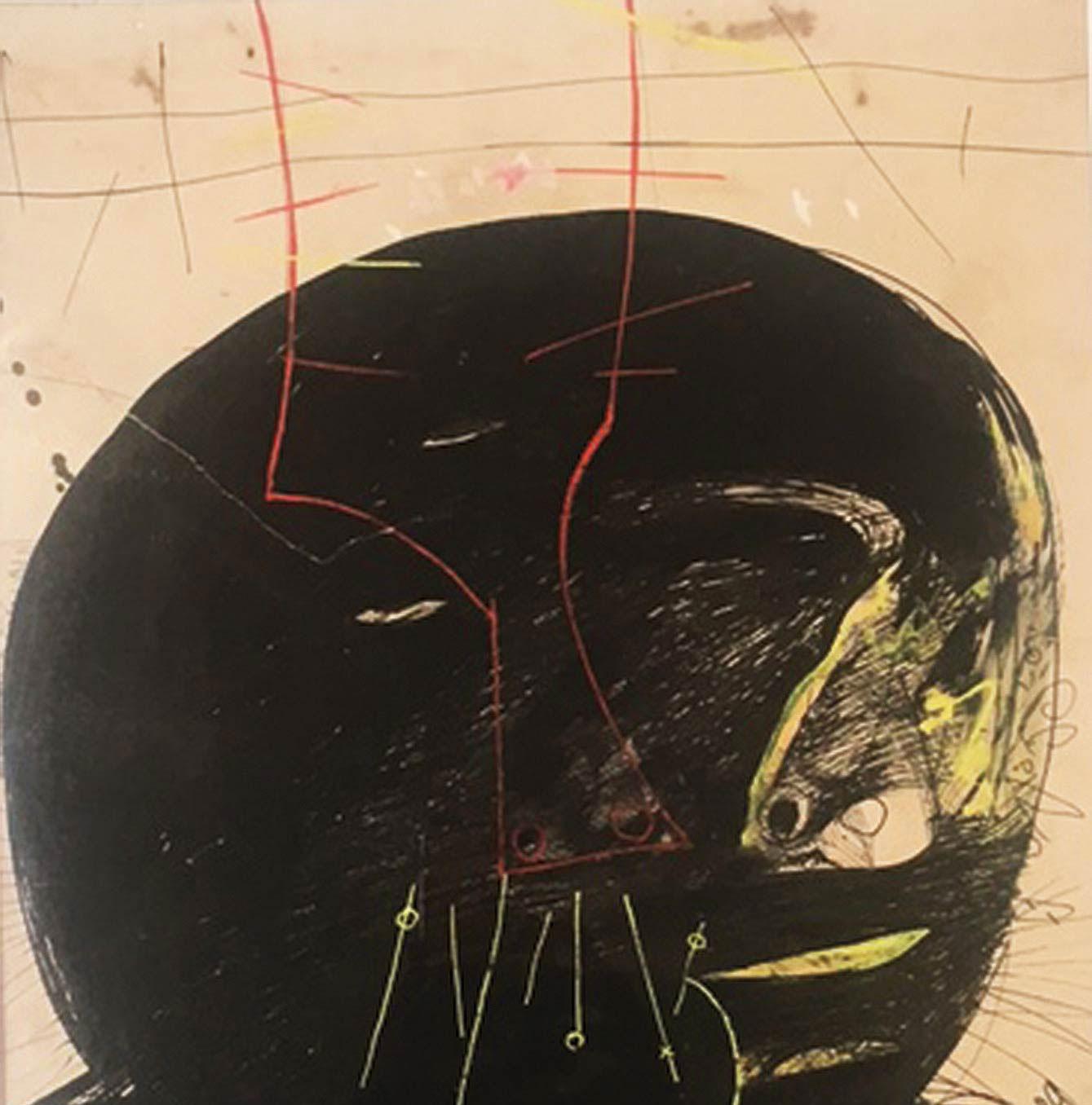 Sunil Das - Untitled - 13.5 x 10.5 inches (unframed size)
Ink & Lithograph on Paper
Inclusive of shipment in ready to hang form.

There is nothing cerebral or formally pleasurable about them or of pure modernist aesthetic of form-content synthesis.