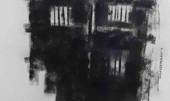 Survival IV, Charcoal on Fabriano Paper, Black, White by Indian Artist"In Stock"