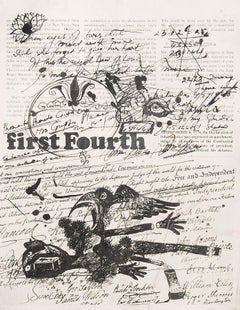 Span Drawing, Jottings on Printed Pages of Span Magazines by Sunil Das"In Stock"