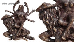 Shakti , Strength and Power of a Woman, Bronze Sculpture, Brown Color "In Stock"