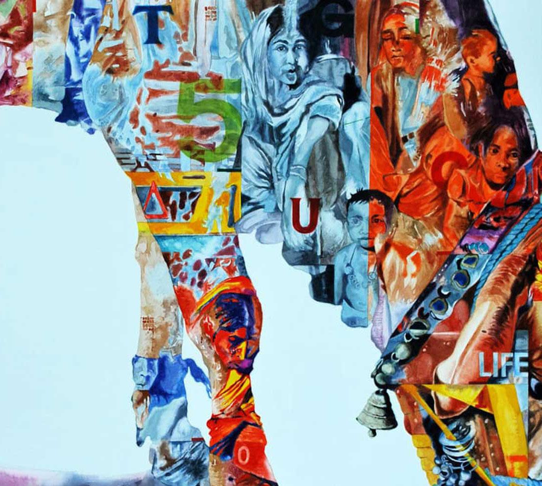 Steven Gandhi - Journey's - 27.5 x 39.5 pouces (taille non encadrée)
Aquarelle sur papier
Expédition gratuite en rouleau dans le monde entier.

Style : Cette série d'œuvres est le reflet des perceptions conçues par l'artiste Gandhi dans le domaine