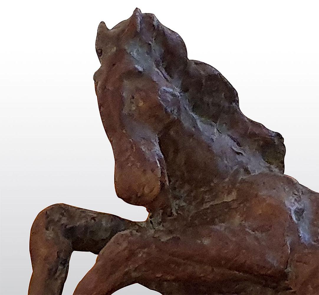 Chandra Shekhar Das - Horse - 19 x 14 x 8 inches

Bronze Sculpture 

Das in Bengal is a talented and busy artist , who has won several awards and is a pro in making public installations and huge sculptures for the public arena. 

This work exhibited